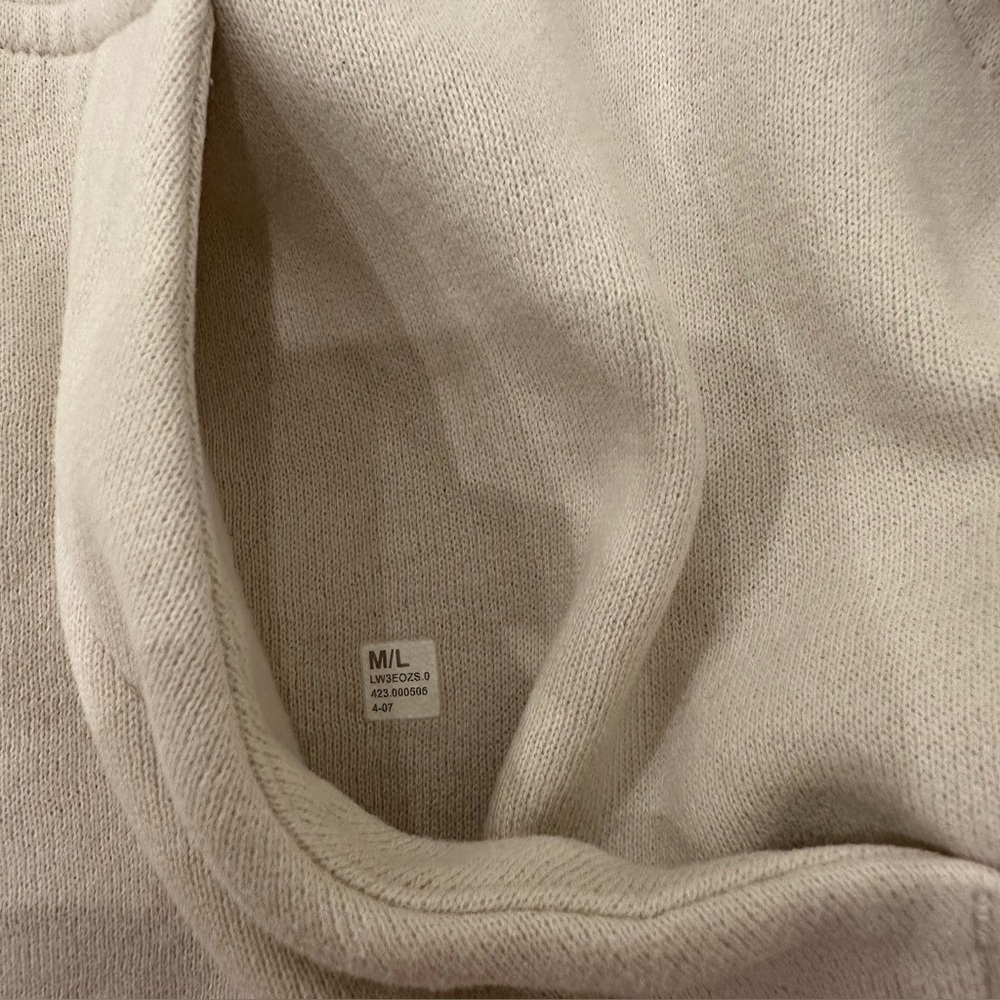 Lululemon Scuba Oversized Full-Zip Hoodie in Bone - Medium/Large, EUC - Picture 6 of 6